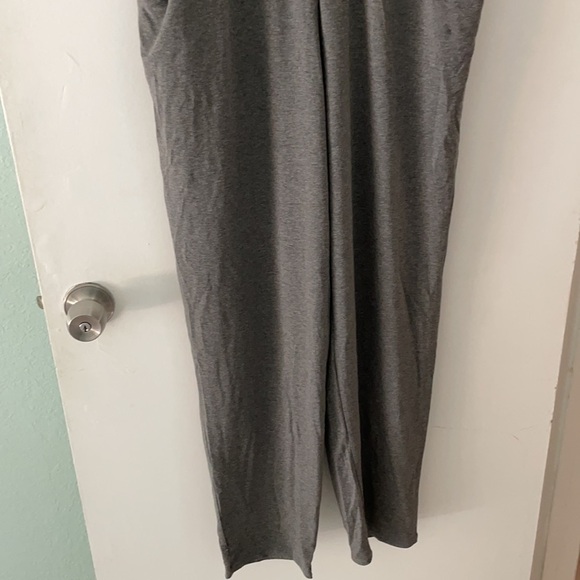 Flattering Jersey Strechy Penelope jumpsuit Sarah Liller Gray Sz XL Travel Casua - Picture 6 of 11